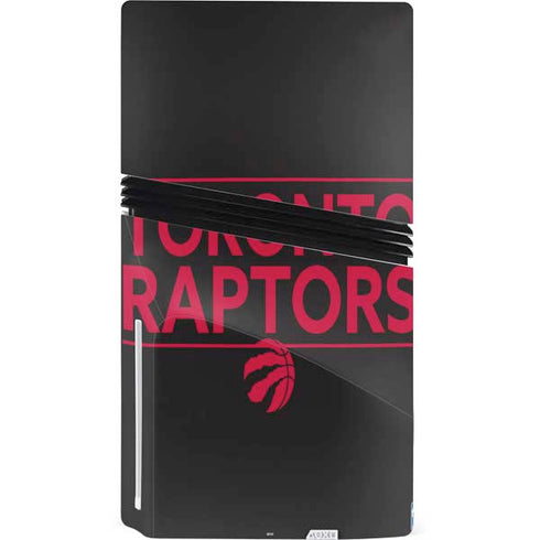 NBA Toronto Raptors Standard - Black PS5 Pro Disk Console Skin