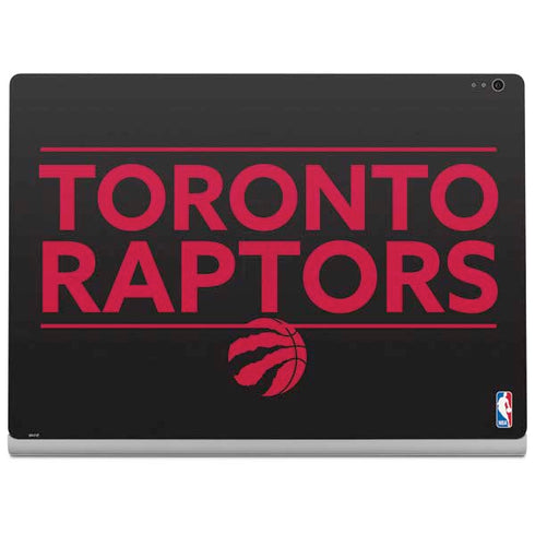 NBA Toronto Raptors Standard - Black Surface Book 2 15in Skin