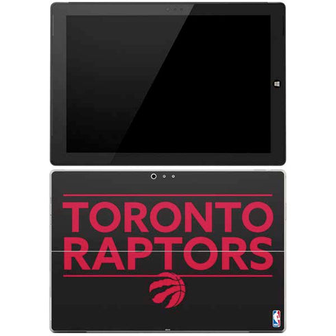 NBA Toronto Raptors Standard - Black Surface Pro 3 Skin