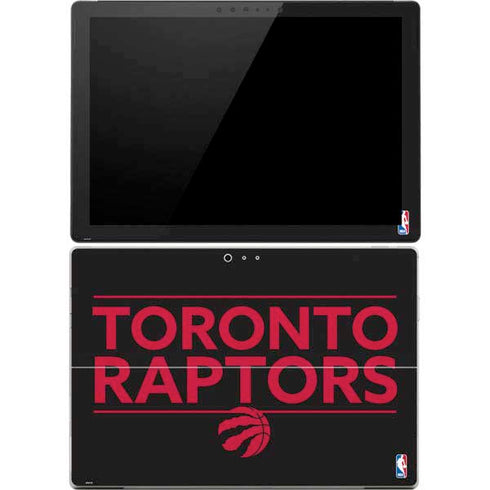 NBA Toronto Raptors Standard - Black Surface Pro 4 Skin
