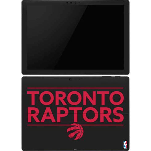 NBA Toronto Raptors Standard - Black Surface Pro 6 Skin