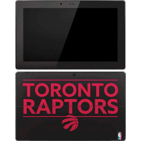 NBA Toronto Raptors Standard - Black Surface Pro Tablet Skin