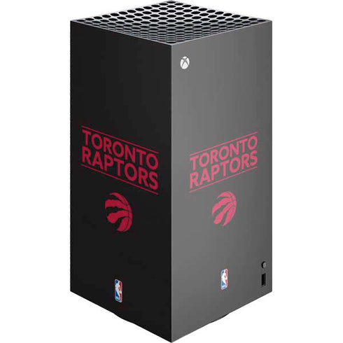 NBA Toronto Raptors Standard - Black XBox Series X Digital Edition Console Skin