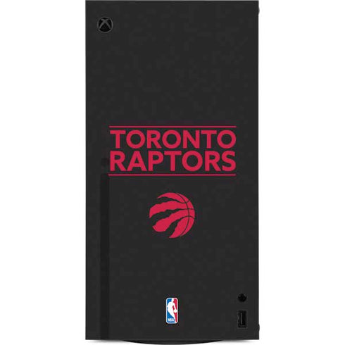 NBA Toronto Raptors Standard - Black XBox Series X Digital Edition Console Skin