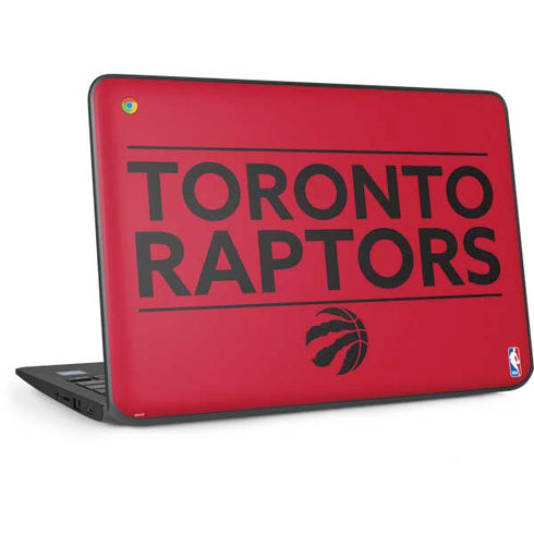 NBA Toronto Raptors Standard - Red HP Chromebook Skin