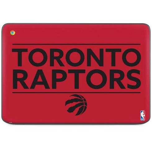 NBA Toronto Raptors Standard - Red HP Chromebook Skin