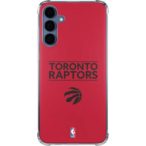 NBA Toronto Raptors Standard - Red Galaxy A35 5G Clear Case