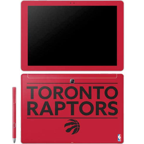 NBA Toronto Raptors Standard - Red Galaxy Book 12in Skin