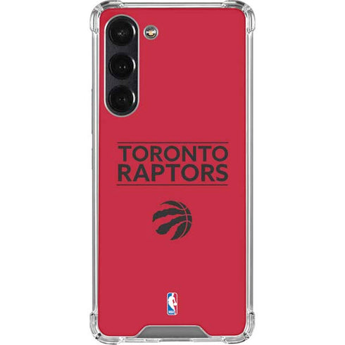 NBA Toronto Raptors Standard - Red Galaxy S24 FE Clear Case