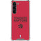NBA Toronto Raptors Standard - Red Galaxy S24 FE Clear Case