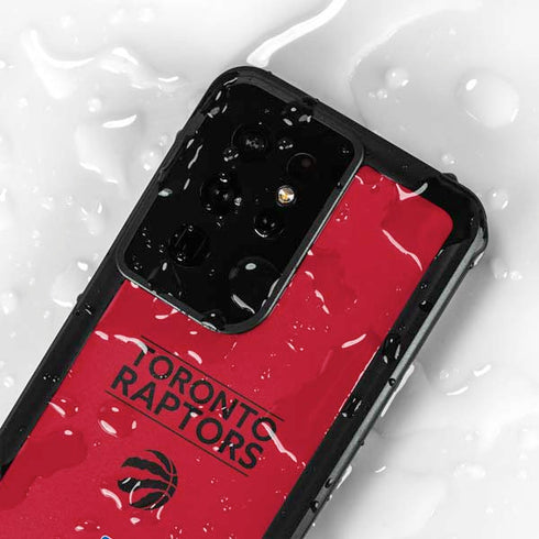 NBA Toronto Raptors Standard - Red Galaxy S24 Ultra Waterproof Case