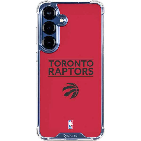 NBA Toronto Raptors Standard - Red Galaxy S25 Clear Case