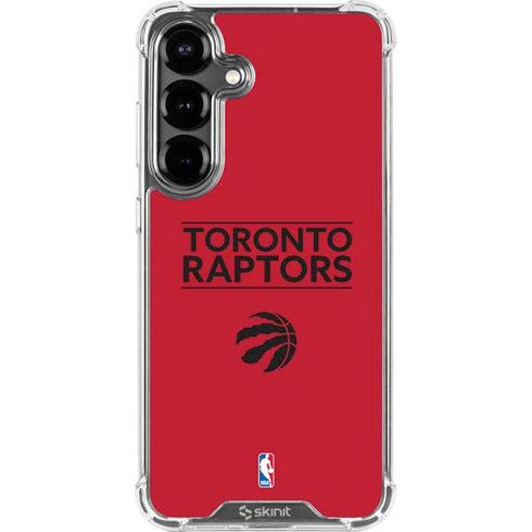 NBA Toronto Raptors Standard - Red Galaxy S26 Clear Case