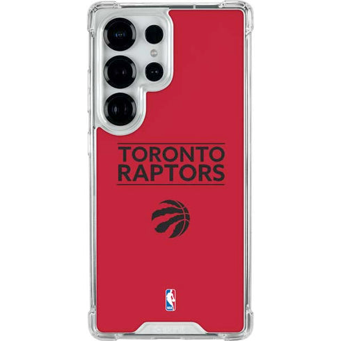 NBA Toronto Raptors Standard - Red Galaxy S26 Ultra Clear Case