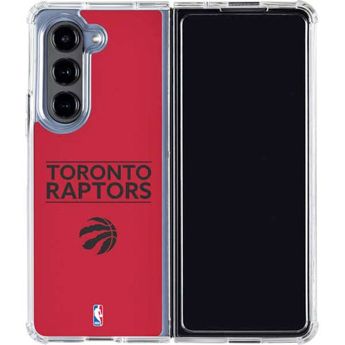 NBA Toronto Raptors Standard - Red Galaxy Z Fold5 5G Clear Case