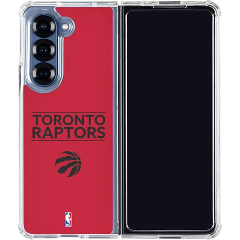 NBA Toronto Raptors Standard - Red Galaxy Z Fold6 Clear Case