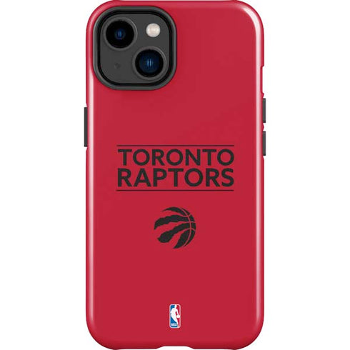 NBA Toronto Raptors Standard - Red iPhone 15 Impact Case