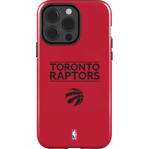 NBA Toronto Raptors Standard - Red iPhone 15 Pro Impact Case