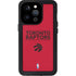NBA Toronto Raptors Standard - Red iPhone 15 Pro Waterproof Case