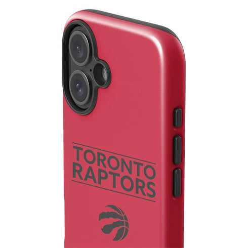 NBA Toronto Raptors Standard - Red iPhone 16 Impact Case