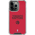 NBA Toronto Raptors Standard - Red iPhone 16 Pro Max Clear Case