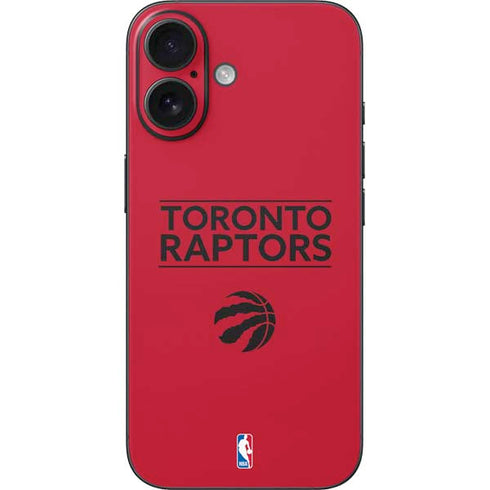 NBA Toronto Raptors Standard - Red iPhone 16 Skin