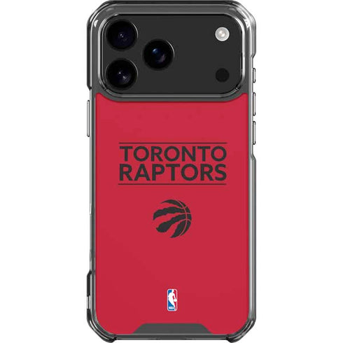 NBA Toronto Raptors Standard - Red iPhone 18 Pro Max Clear Case