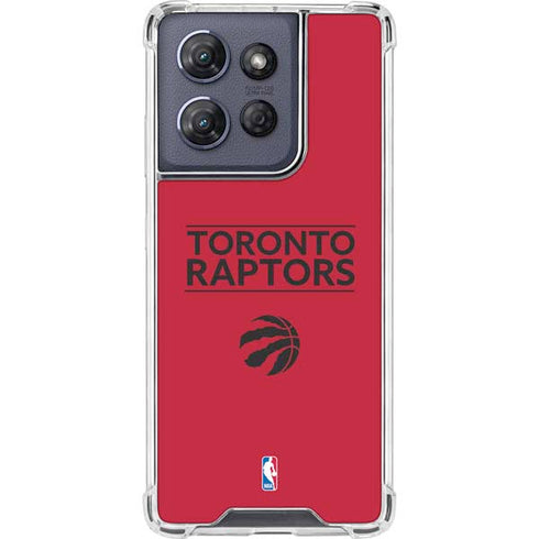 NBA Toronto Raptors Standard - Red Moto G Power 5G (2025) Clear Case