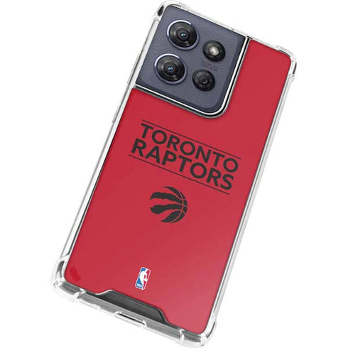 NBA Toronto Raptors Standard - Red Moto G Power 5G (2025) Clear Case