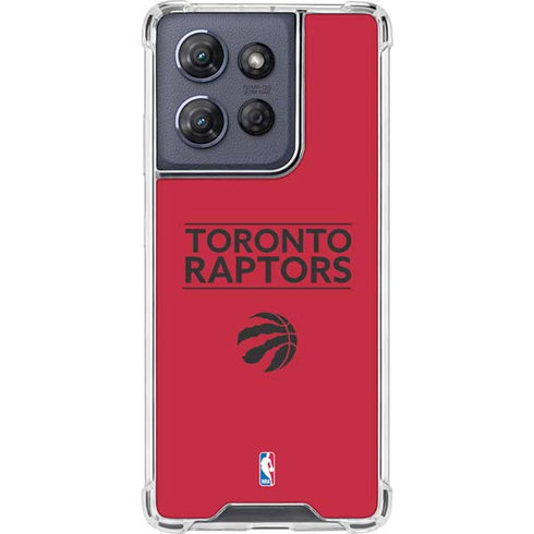 NBA Toronto Raptors Standard - Red Moto G Stylus 5G (2025) Clear Case