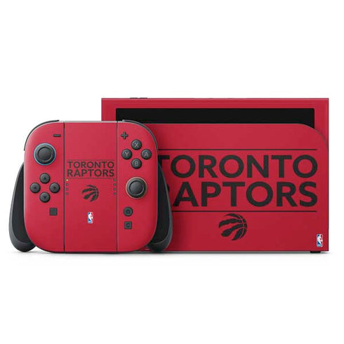 NBA Toronto Raptors Standard - Red Nintendo Switch 2 (2025) with Joy-Con Skin
