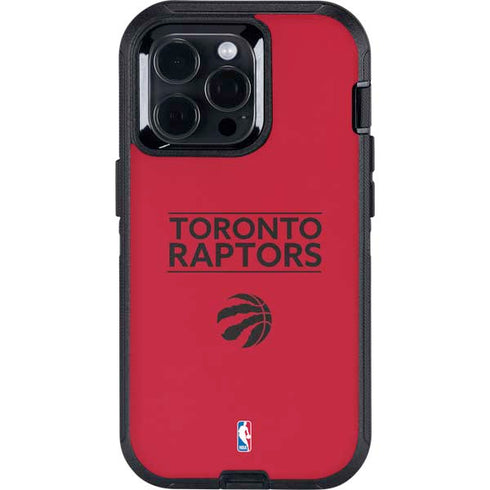 NBA Toronto Raptors Standard - Red Otterbox Defender iPhone Skin