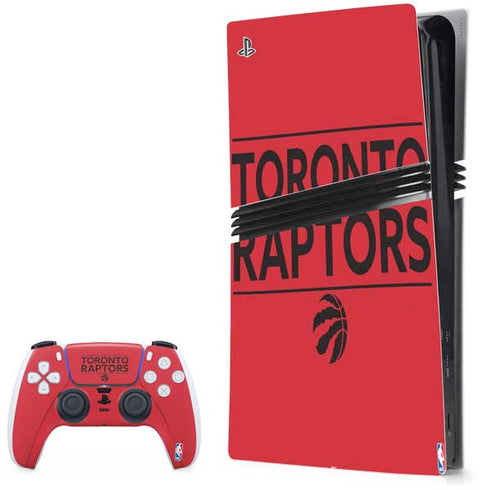 NBA Toronto Raptors Standard - Red PS5 Pro Bundle Skin