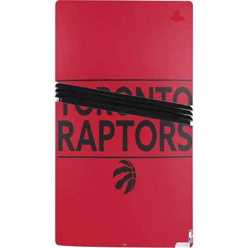 NBA Toronto Raptors Standard - Red PS5 Pro Console Skin