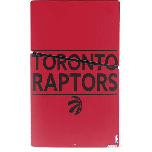 NBA Toronto Raptors Standard - Red PS5 Slim Digital Edition Console Skin