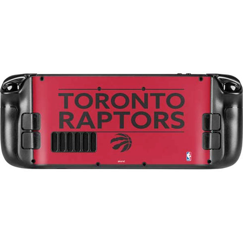 NBA Toronto Raptors Standard - Red Steam Deck Handheld Gaming Computer Skin