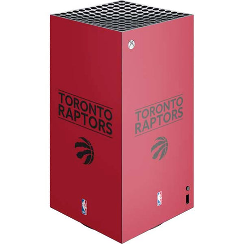 NBA Toronto Raptors Standard - Red XBox Series X Digital Edition Console Skin