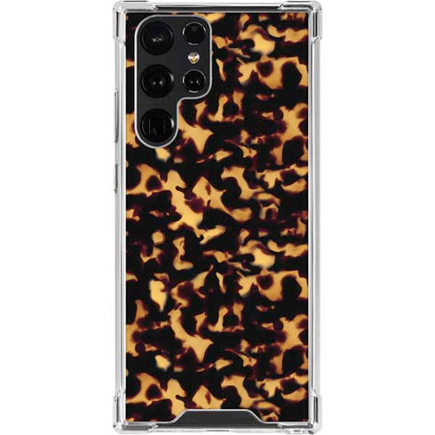 Tortoise Shell Galaxy S23 Ultra Clear Case