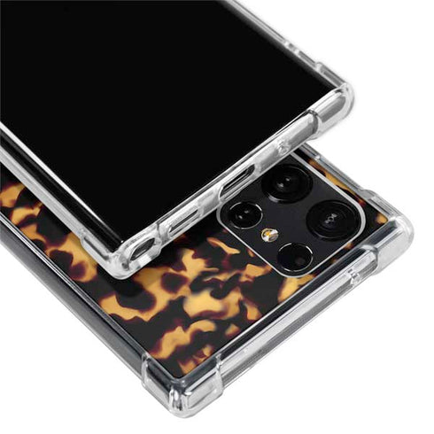 Tortoise Shell Galaxy S23 Ultra Clear Case