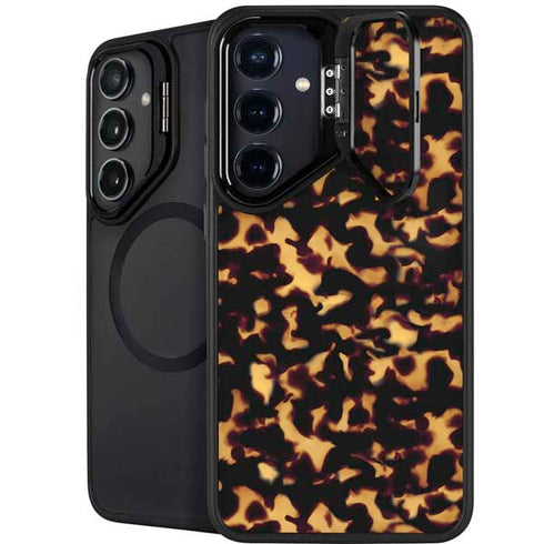 Tortoise Shell Galaxy S24 FE Kickstand Case