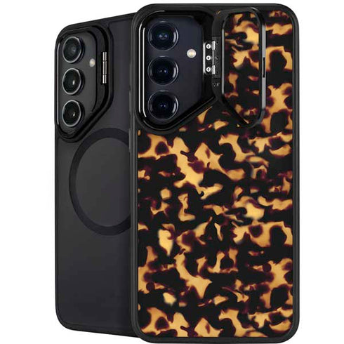 Tortoise Shell Galaxy S25 Kickstand Case