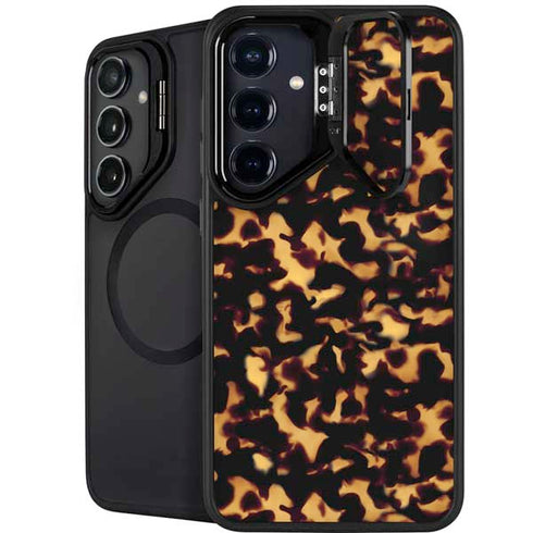 Tortoise Shell Galaxy S25 Plus Kickstand Case