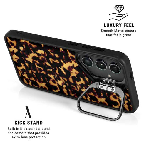 Tortoise Shell Galaxy S24 Ultra Kickstand Case