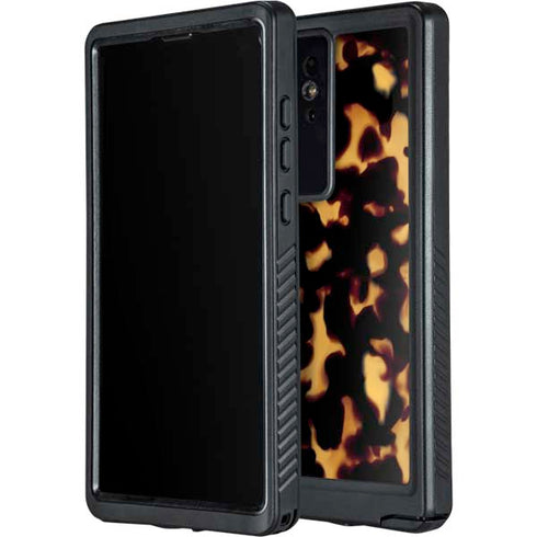 Tortoise Shell Galaxy S24 Ultra Waterproof Case