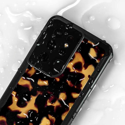 Tortoise Shell Galaxy S24 Ultra Waterproof Case