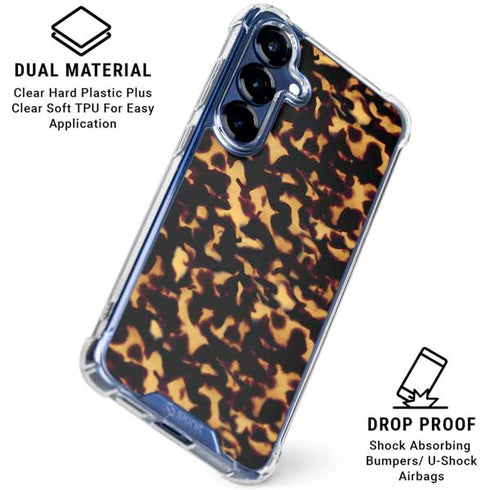 Tortoise Shell Galaxy S25 FE Clear Case