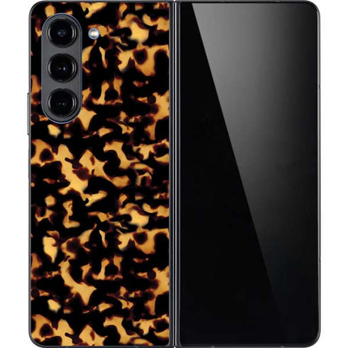 Tortoise Shell Galaxy Z Fold5 5G Skin