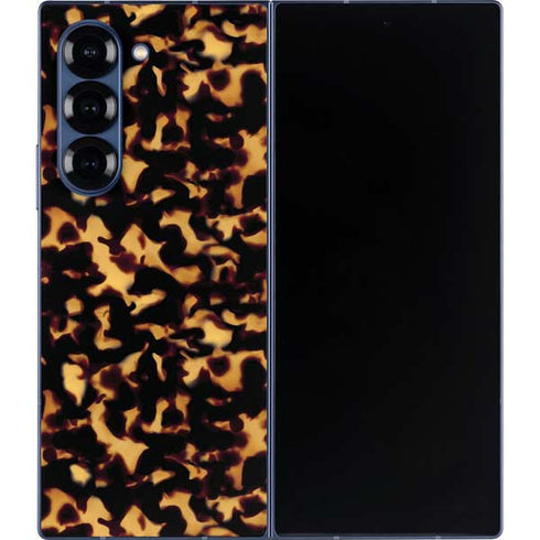 Tortoise Shell Galaxy Z Fold6 Skin