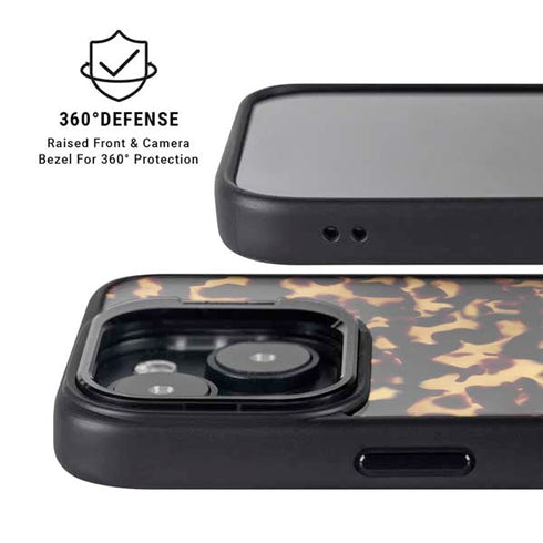Tortoise Shell iPhone 14 Plus Kickstand Case