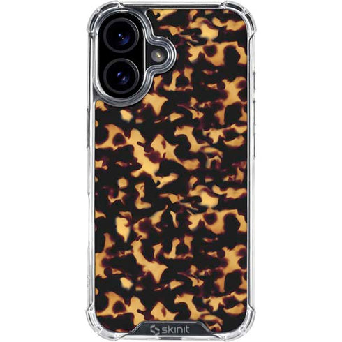 Tortoise Shell iPhone 16 Plus Clear Case